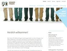 Tablet Screenshot of maennerfragen.li